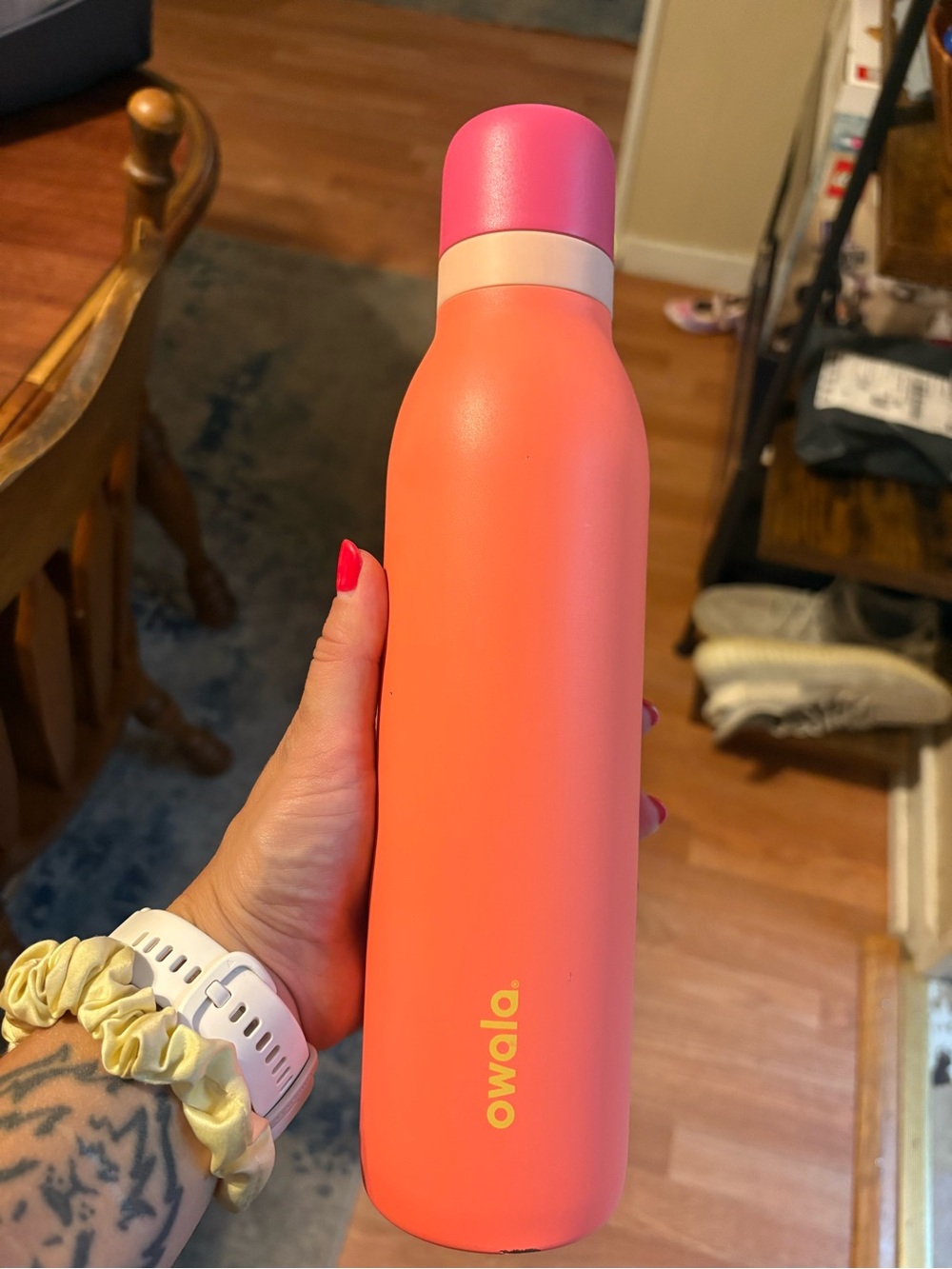 Owala Coral & Pink Insulated Stainless Bottle - Double Wall